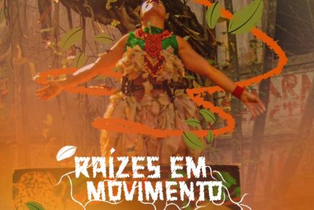 Foto de capa para o Espetáculo "Raizes em Movimento" no Teatro Raul Belém 