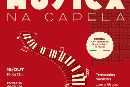 Foto de capa de divulgação para o evento Música na Capela na casa fiat de cultura 