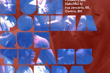Foto de capa para o espetáculo de dança "Isso é um poema que transborda" no dia 24 de Outubro, na Funarte