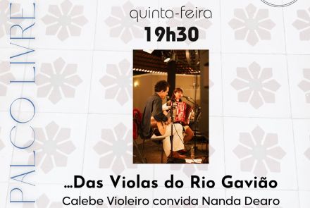 Foto de capa para a apresentação artística de Calebe Violeiro e Nanda Dearo no Conservatório da UFMG no dia 29 de outubro 