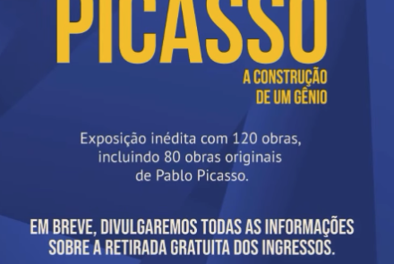 Foto de capa para a exposição "Picasso: A construção de um gênio" no Sesc Palladium 