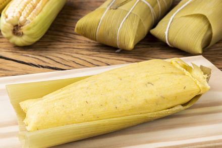 Receitas de Festa Junina: Pamonha doce cozida