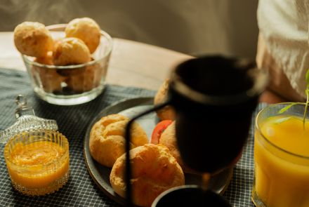 Mesa de Pão de Queijo